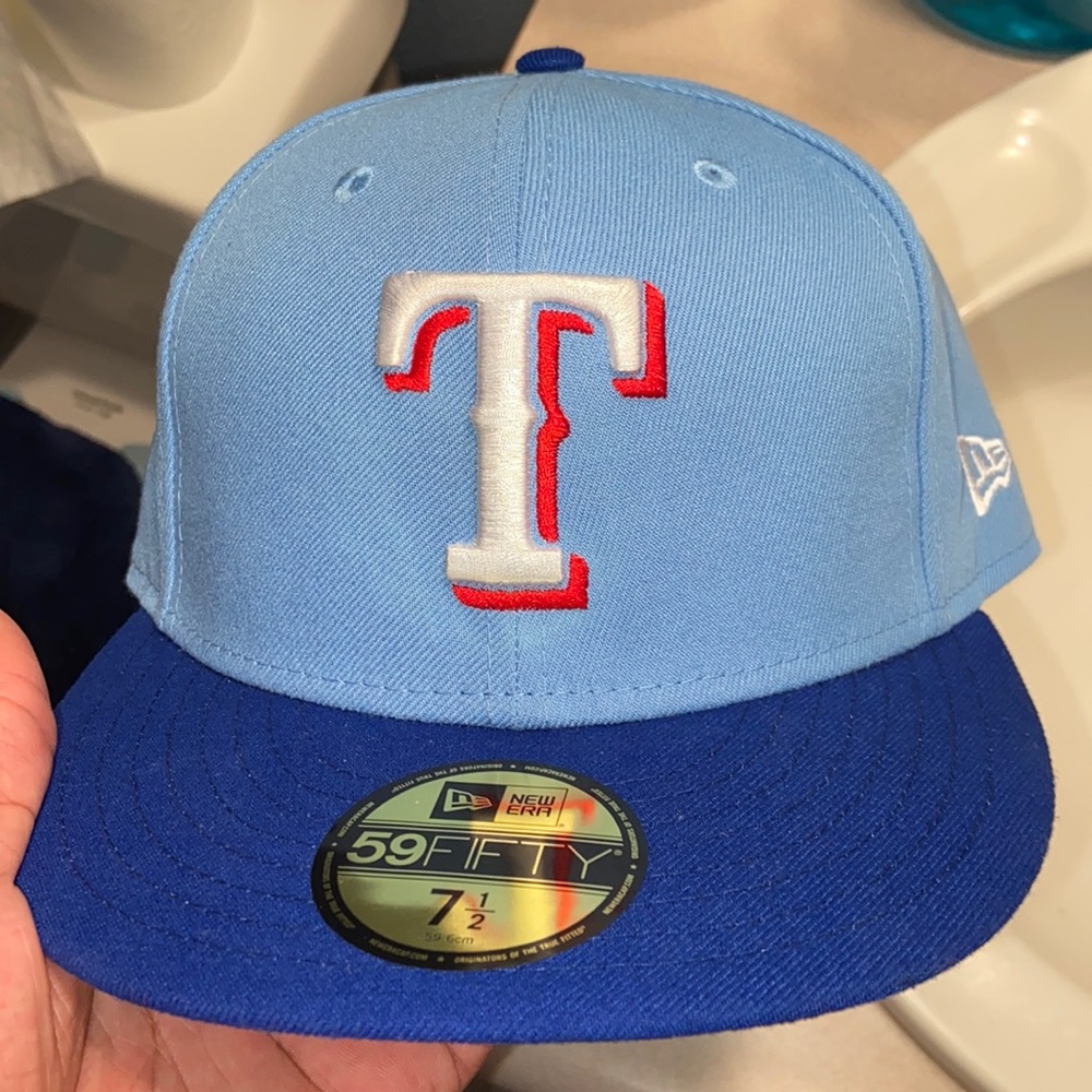 Texas rangers fitted cap